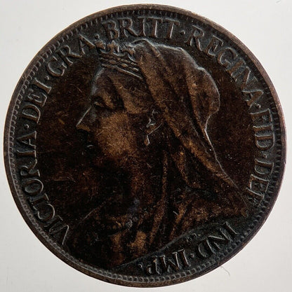 1898 Victoria Farthing Coin | Very High Grade | a5829