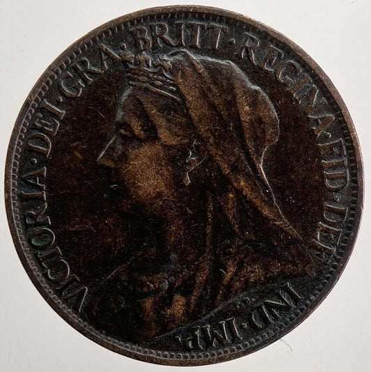 1898 Victoria Farthing Coin | Very High Grade | a5829