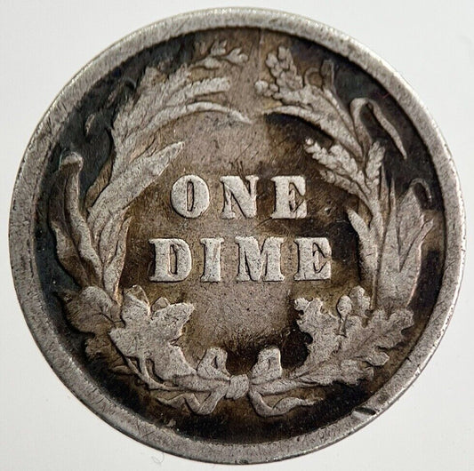 1898 US USA Barber Dime Silver Coin | Collectable Grade | a8283