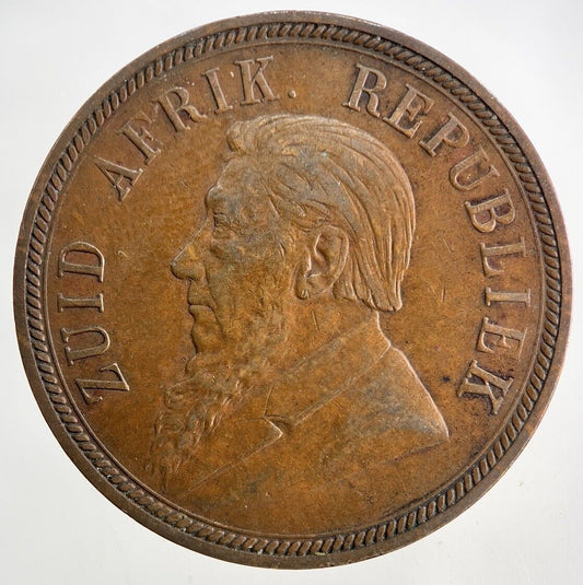 1898 South Africa One Penny Coin | Fine Collectable Grade