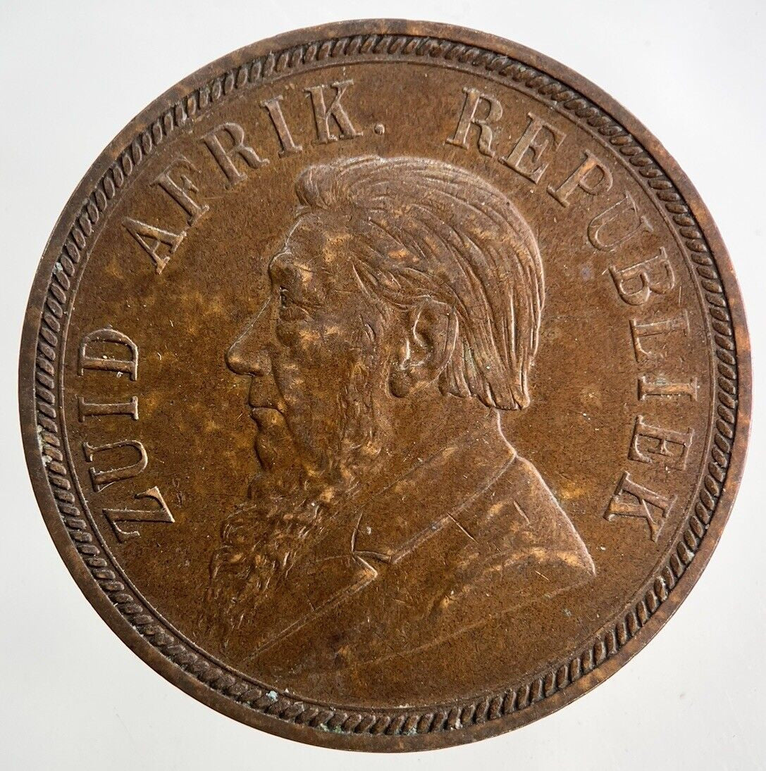 1898 South Africa One Penny Coin | Fine Collectable Grade