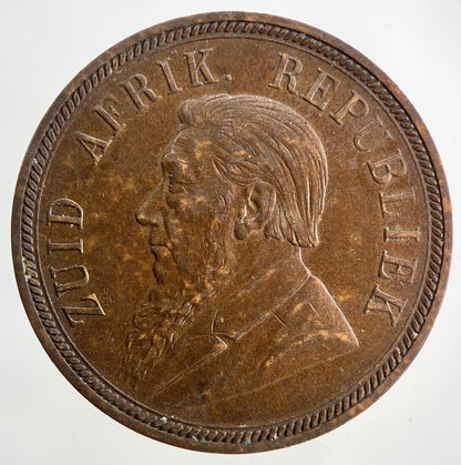 1898 South Africa One Penny Coin | Fine Collectable Grade