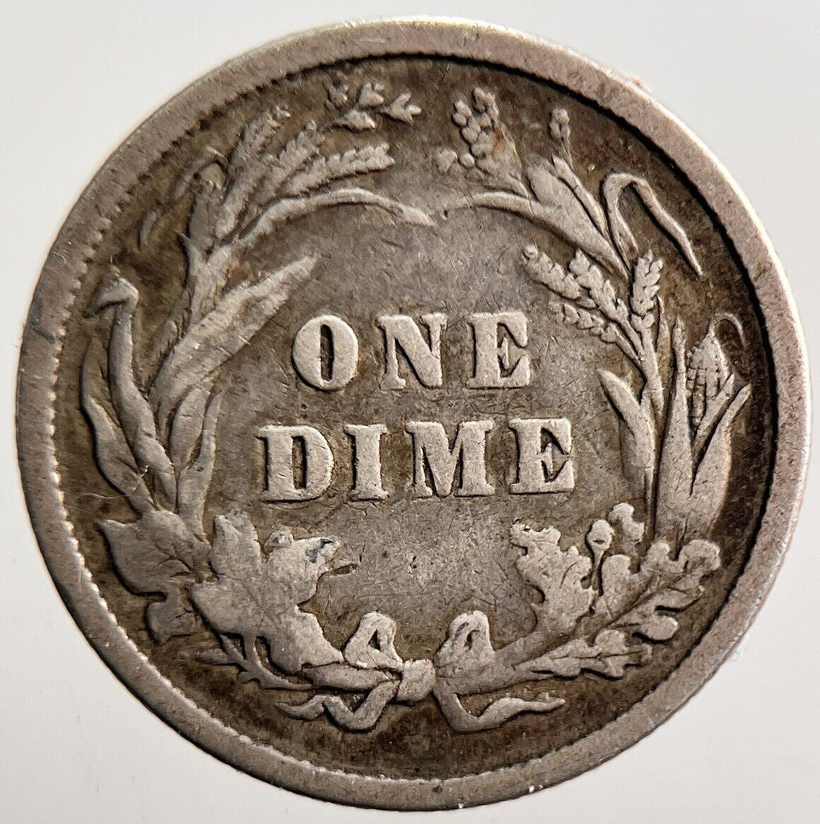 1898 US USA Barber One Dime | American Silver Coin | Collectable Grade | a3596