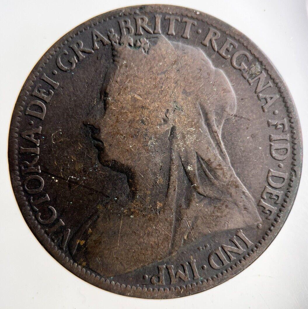 1898 Victoria One Penny Coin | Collectable Grade
