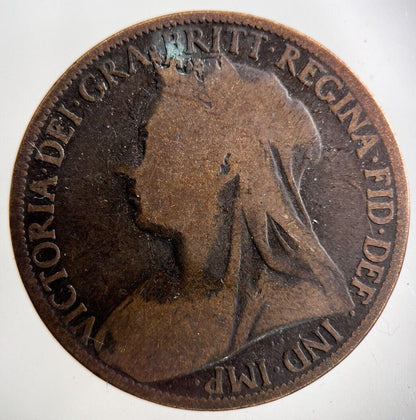 1898 Victoria One Penny Coin | Collectable Grade
