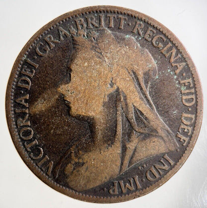 1898 Victoria One Penny Coin | Collectable Grade