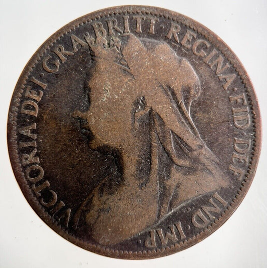 1898 Victoria One Penny Coin | Collectable Grade