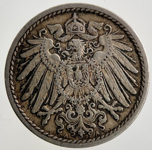 1898 Germany 5 Pfennig Coin | Fine Collectable Grade