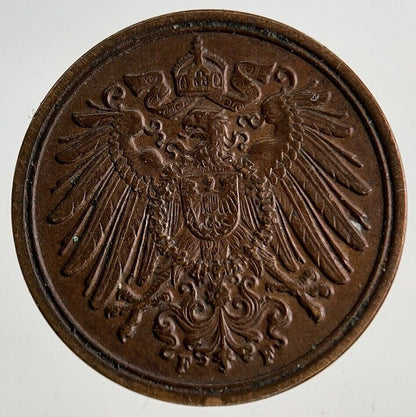 1898 Germany 1 Pfennig Coin | Very High Grade
