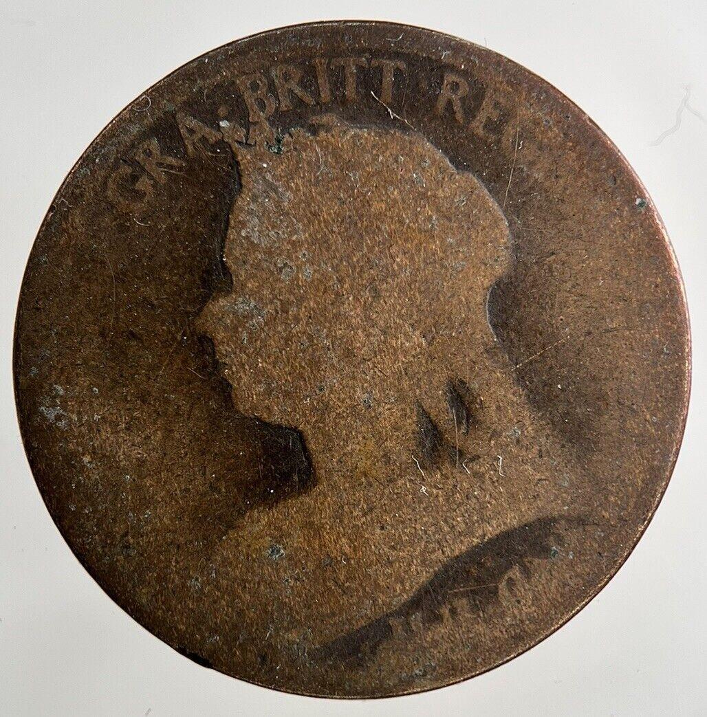1898 Victoria Half-Penny Coin | Fair Grade
