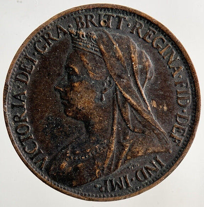 1898 Victoria Farthing Coin | Fine Collectable Grade