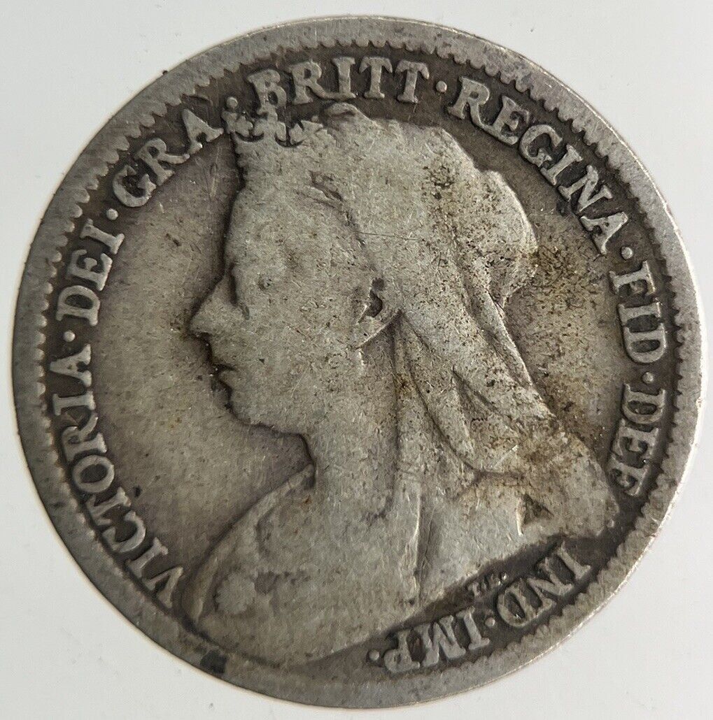 1898 Victoria Threepence Silver Coin | Collectable Grade