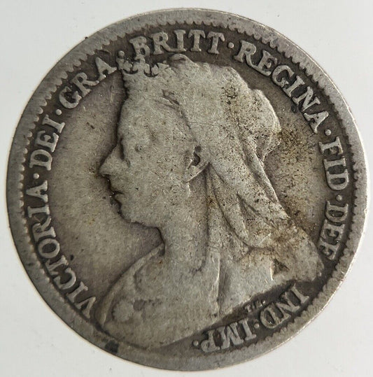 1898 Victoria Threepence Silver Coin | Collectable Grade