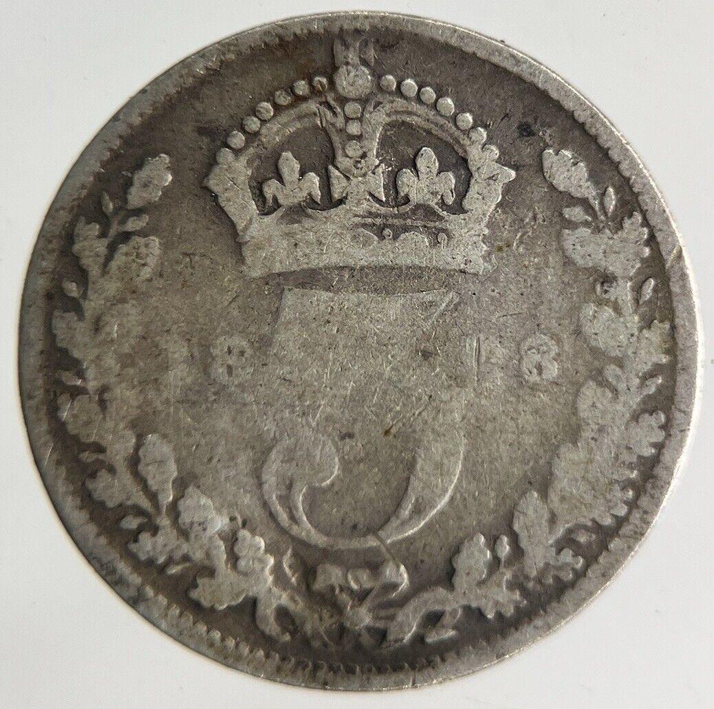 1898 Victoria Threepence Silver Coin | Collectable Grade