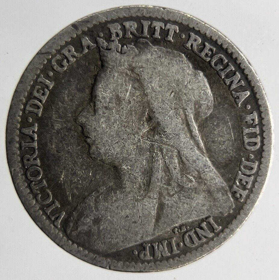 1898 Victoria Threepence Silver Coin | Collectable Grade