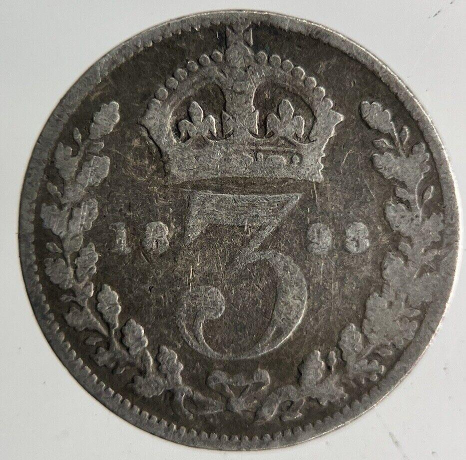 1898 Victoria Threepence Silver Coin | Collectable Grade