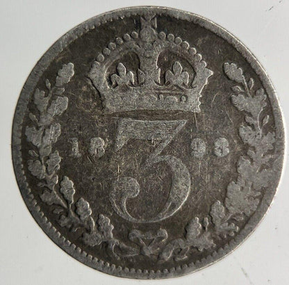 1898 Victoria Threepence Silver Coin | Collectable Grade