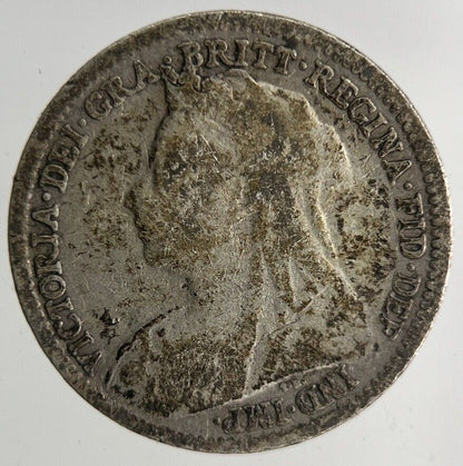 1898 Victoria Threepence Silver Coin | Collectable Grade