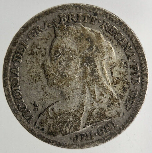 1898 Victoria Threepence Silver Coin | Collectable Grade