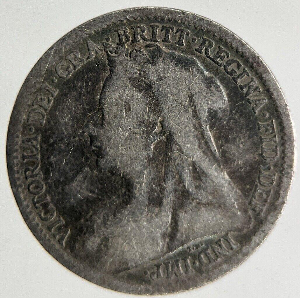 1898 Victoria Threepence Silver Coin | Collectable Grade