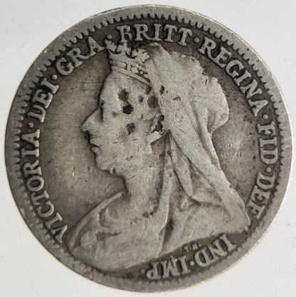 1898 Victoria Threepence Silver Coin | Collectable Grade