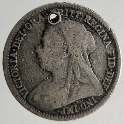 1898 Victoria Threepence Silver Coin | Collectable Grade
