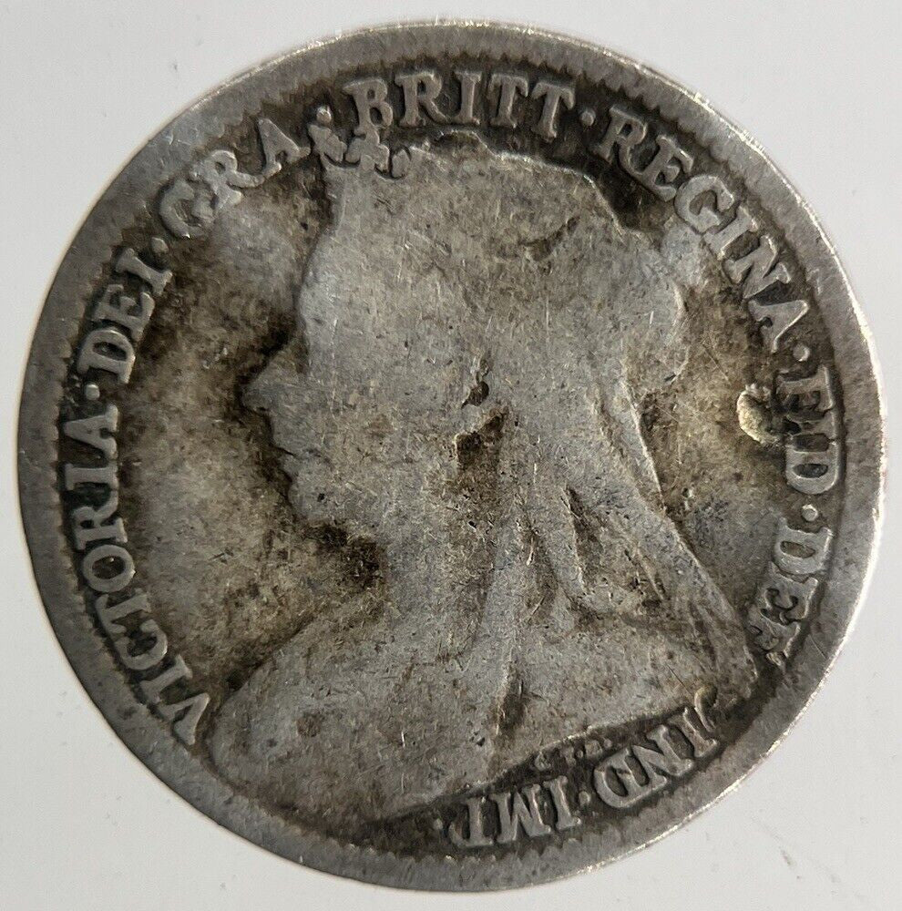 1898 Victoria Threepence Silver Coin | Collectable Grade