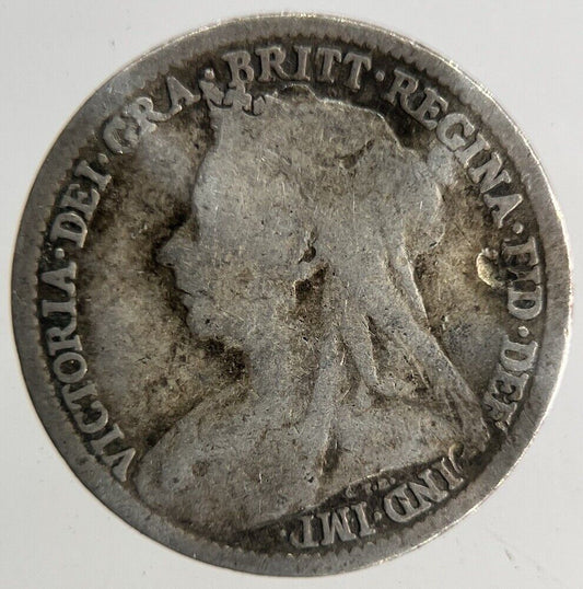 1898 Victoria Threepence Silver Coin | Collectable Grade
