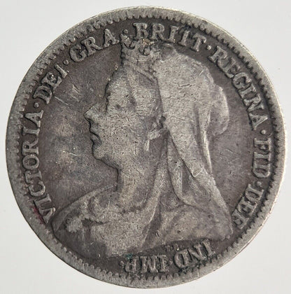 1898 Victoria Threepence | British Silver Coin | Collectable Grade | a1892