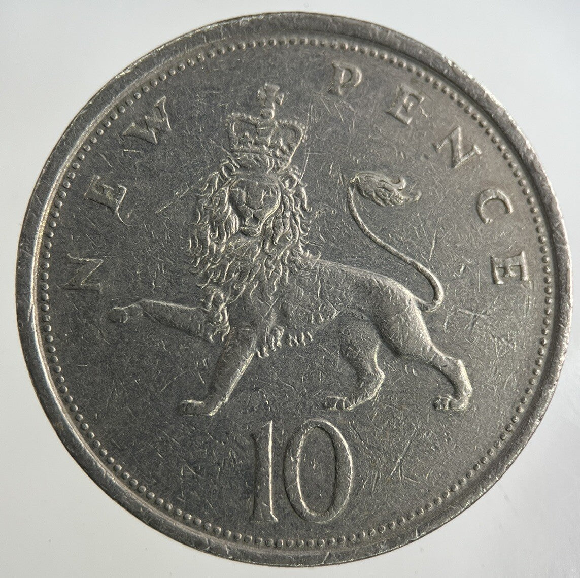 1976 Elizabeth II 2nd 10p Ten-Pence Coin | Fine Collectable Grade