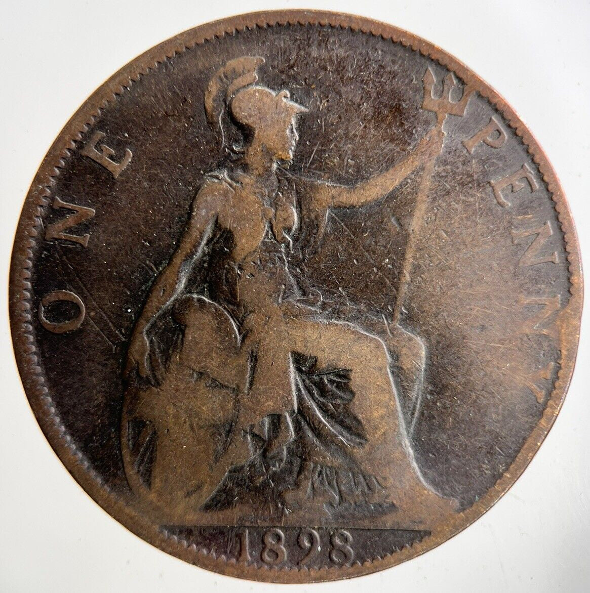 1898 Victoria One Penny Coin | Collectable Grade