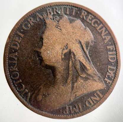1898 Victoria One Penny Coin | Collectable Grade