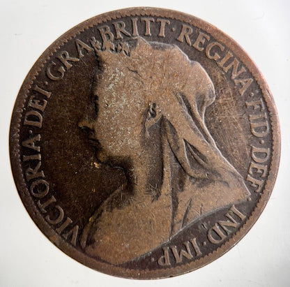 1898 Victoria One Penny Coin | Collectable Grade