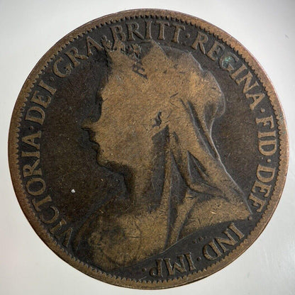 1898 Victoria One Penny Coin | Collectable Grade