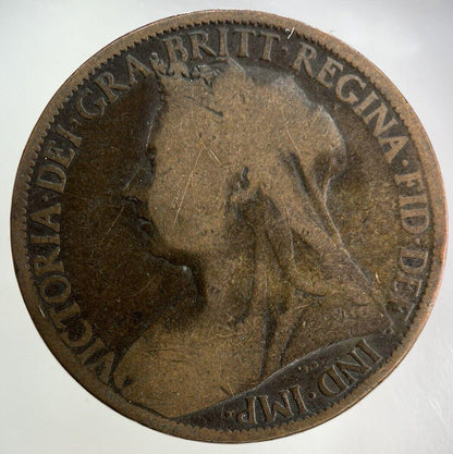 1898 Victoria One Penny Coin | Collectable Grade