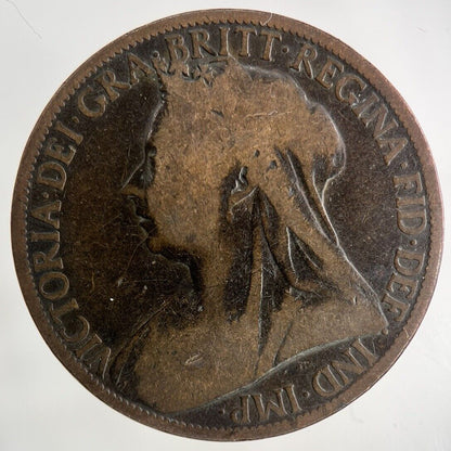 1898 Victoria One Penny Coin | Collectable Grade