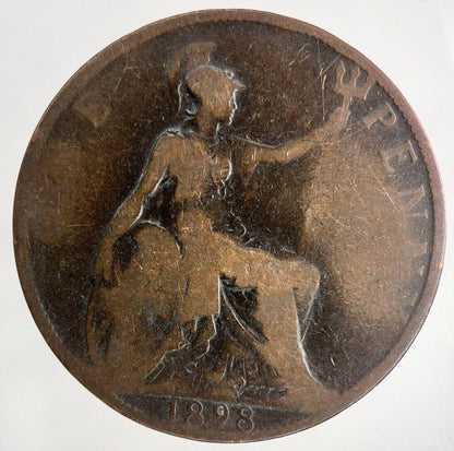 1898 Victoria One Penny Coin | Collectable Grade