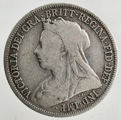 1898 Victoria Shilling Silver Coin | Fine Collectable Grade