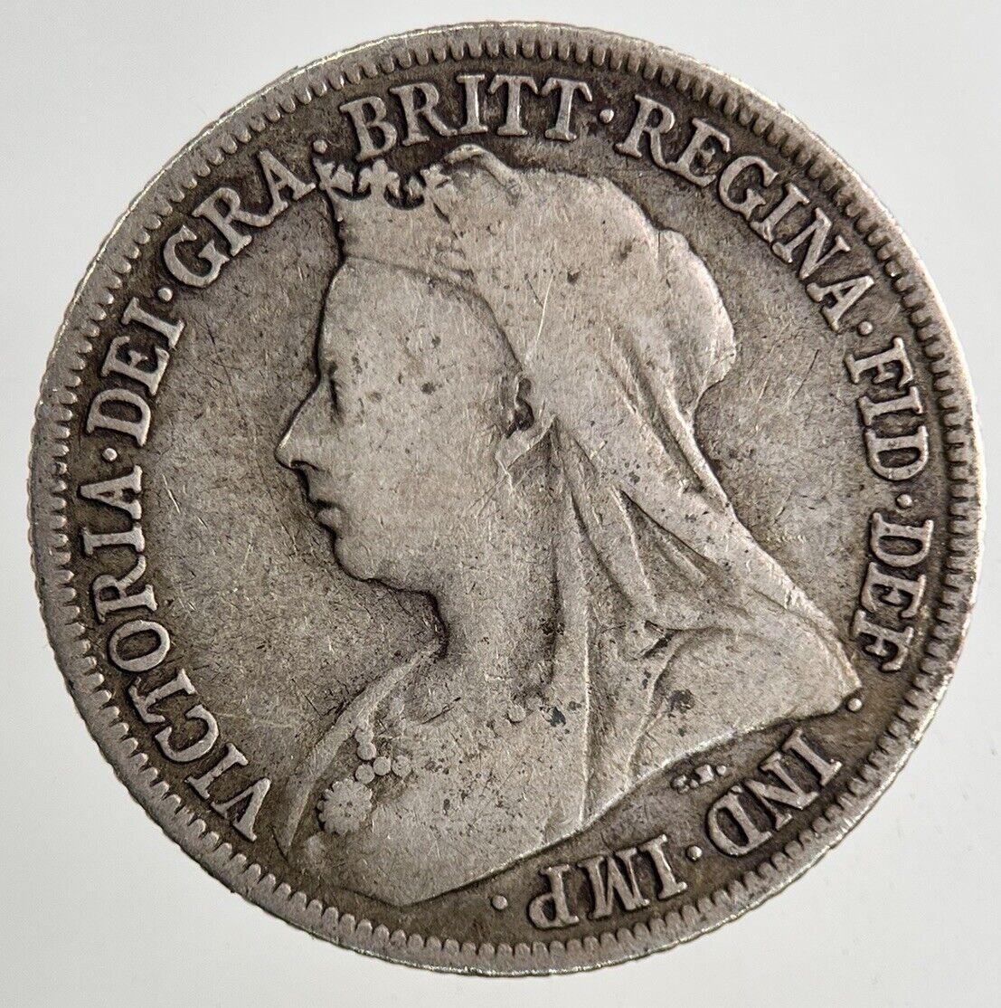 1898 Victoria Shilling Silver Coin | Fine Collectable Grade