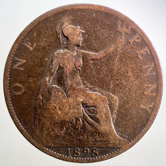 1898 Victoria Penny Coin | Fair Grade | a2856