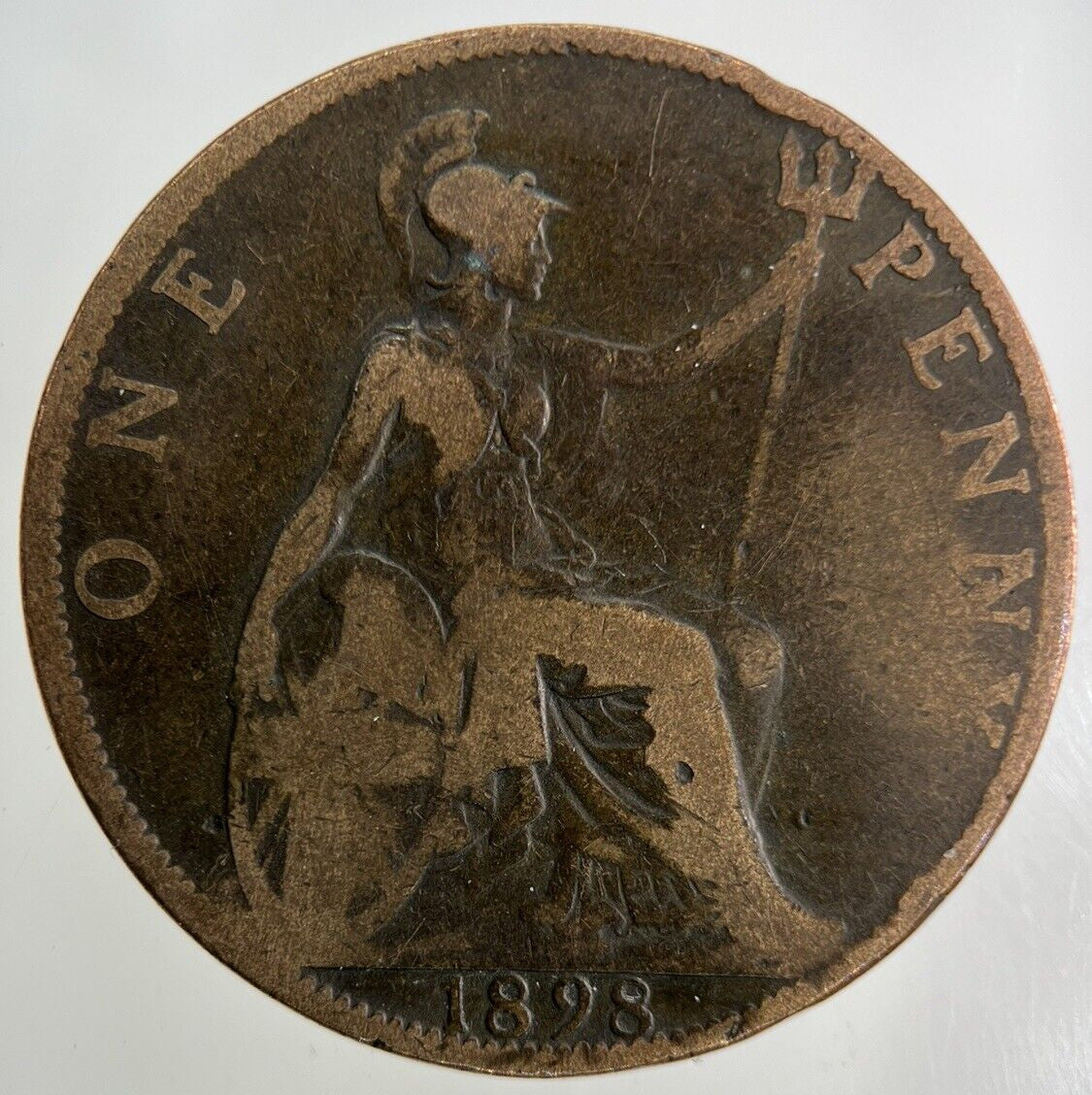 1898 Victoria One Penny Coin | Collectable Grade