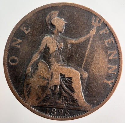 1898 Victoria One Penny Coin | Collectable Grade