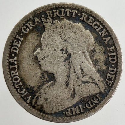 1898 Victoria Threepence Silver Coin | Collectable Grade | a8846