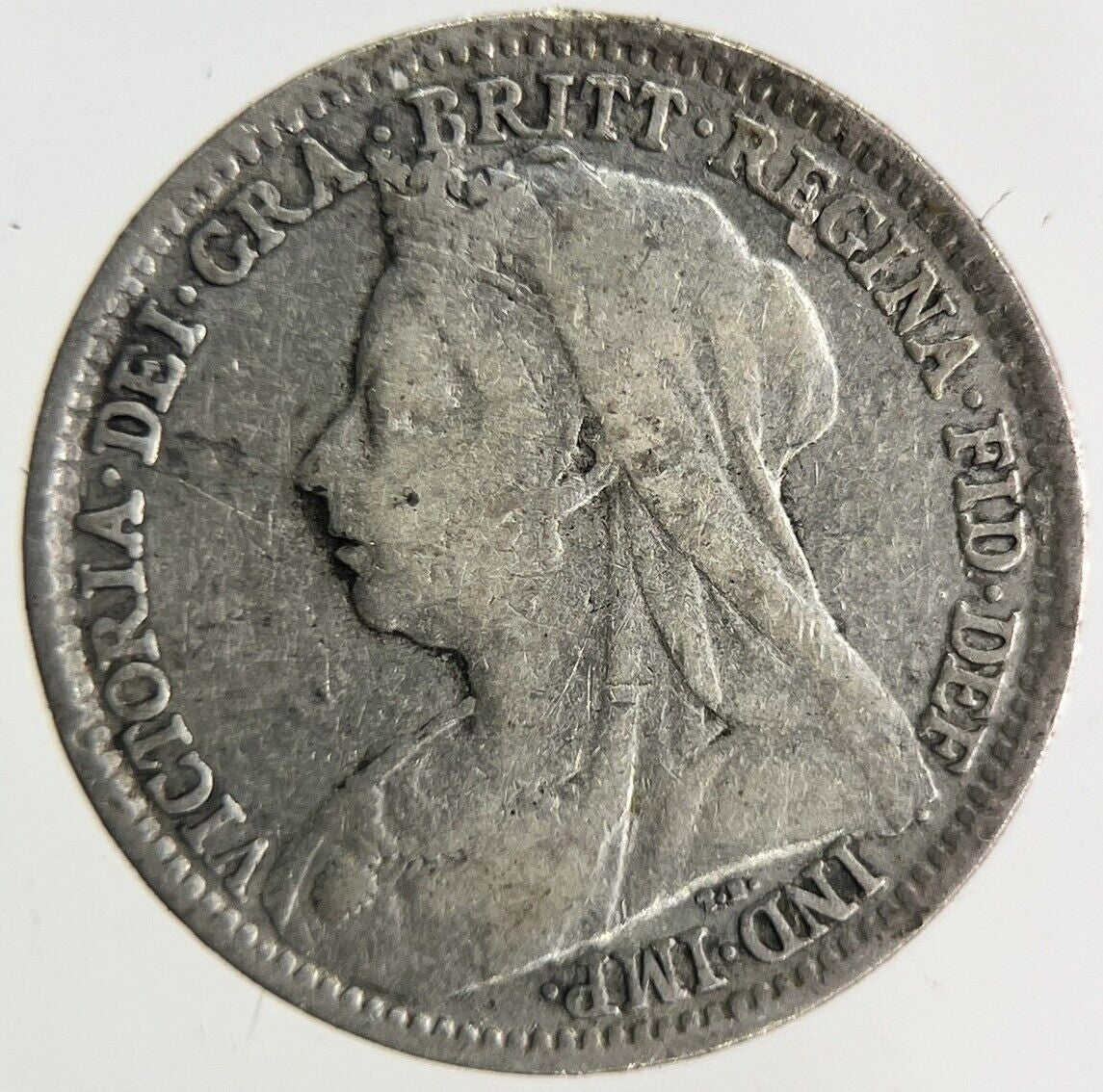 1898 Victoria Threepence Silver Coin | Fine Collectable Grade