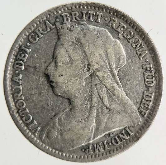 1898 Victoria Threepence Silver Coin | Fine Collectable Grade