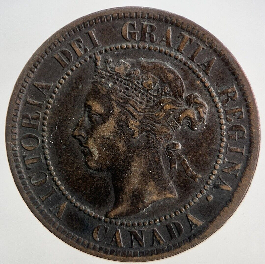 1899 Canada One 1 Cent Coin | Fine Collectable Grade