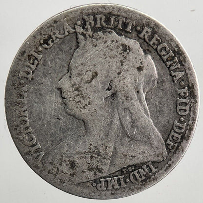 1898 Victoria Threepence Silver Coin | Collectable Grade | a5572