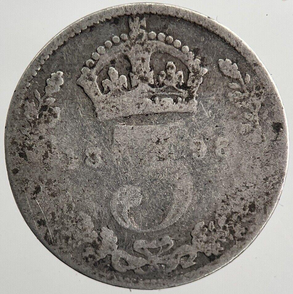 1898 Victoria Threepence Silver Coin | Collectable Grade | a5572