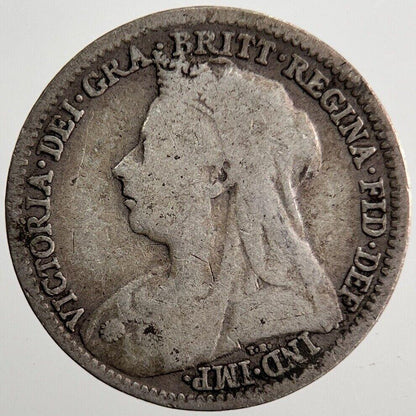 1898 Victoria Threepence Silver Coin | Collectable Grade | a7218