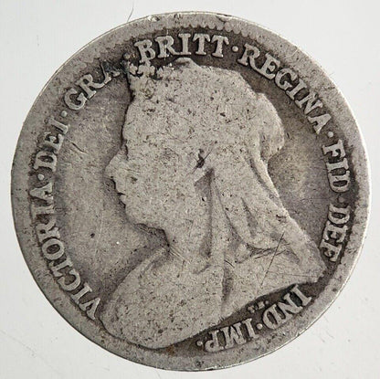 1898 Victoria Threepence Silver Coin | Collectable Grade